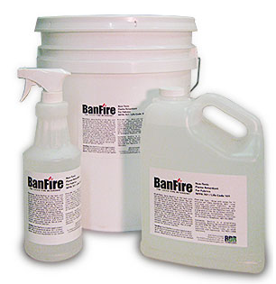 BanFire flame retardant sprays